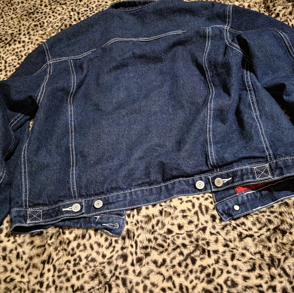 Quilted Jean Jacket nwot - Picture 5 of 5